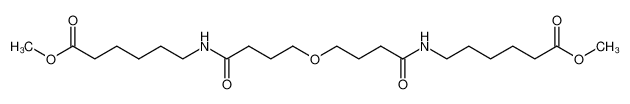 6-{4-[3-(5-Methoxycarbonyl-pentylcarbamoyl)-propoxy]-butyrylamino}-hexanoic acid methyl ester_295806-24-5
