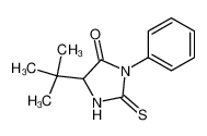 5-tert-butyl-3-phenyl-2-thioxo-imidazolidin-4-one_29583-06-0