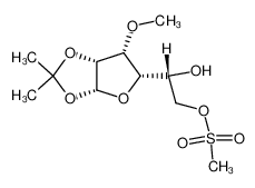 O1,O2-Isopropyliden-O6-methansulfonyl-O3-methyl-α-D-gulofuranose_29587-03-9