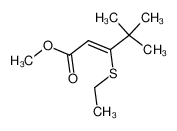 Z-Methyl-4,4-dimethyl-3-thioethoxy-2-pentenoat_29587-60-8