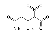1,1-Dinitro-2-methyl-3-carbamyl-propan_29609-83-4