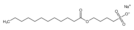 sodium 4-(dodecanoyloxy)butane-1-sulfonate_29611-27-6