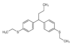 1,1-Bis(p-(ethylthio)phenyl)-butan_29619-25-8