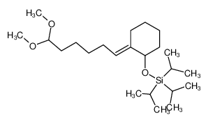 E-[2-(6,6-dimethoxyhexylidene)cyclohexyloxy]triisopropylsilane_296229-02-2
