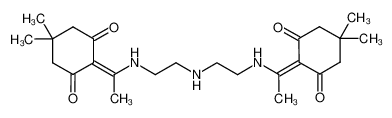 N,N'-bis(1-(4,4-dimethyl-2,6- dioxocyclohexyliden)ethyl)diethylenetriamine_296269-80-2