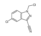 5-chloro-1-chloromethyl-1H-indazole-3-carbonitrile_29646-33-1