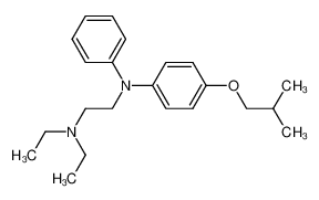 N,N-Diethyl-N'-(4-isobutoxy-phenyl)-N'-phenyl-ethane-1,2-diamine_29652-63-9