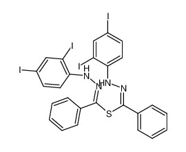 N-(2,4-diiodophenyl)benzohydrazonic thioanhydride_29654-30-6