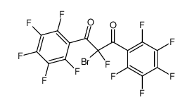2-Bromo-2-fluoro-1,3-bis-pentafluorophenyl-propane-1,3-dione_29654-48-6