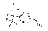 4-(1,2,2,2-Tetrafluoro-1-(trifluoromethyl)ethyl)anisole_29667-14-9
