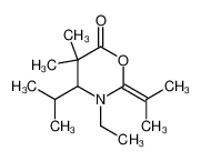 3-ethyl-4-isopropyl-2-isopropylidene-5,5-dimethyl-[1,3]oxazinan-6-one_29668-75-5