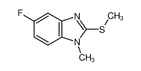 5-fluoro-1-methyl-2-methylsulfanyl-1H-benzoimidazole_2967-80-8