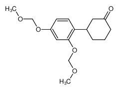 (+-)-3-[2,4-bis(methoxymethoxy)phenyl]cyclohexanone_296763-92-3