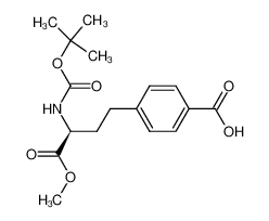 4-((S)-3-tert-Butoxycarbonylamino-3-methoxycarbonyl-propyl)-benzoic acid_296774-53-3