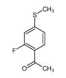 1-(2-fluoro-4-methylsulfanylphenyl)ethanone_2968-08-3