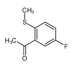 1-[5-fluoro-2-(methylthio)phenyl]ethanone_2968-10-7