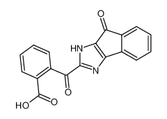 2-(8-oxo-1(3),8-dihydro-indeno[1,2-d]imidazole-2-carbonyl)-benzoic acid_296800-92-5