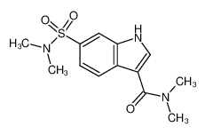6-dimethylsulfamoyl-indole-3-carboxylic acid dimethylamide_29686-96-2