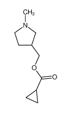 Cyclopropanecarboxylic acid 1-methyl-pyrrolidin-3-ylmethyl ester_29722-85-8