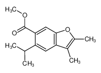 Methyl-2,3-dimethyl-5-i-propyl-6-benzofurancarboxylat_29724-96-7