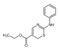 2-anilino-6H-[1,3]thiazine-5-carboxylic acid ethyl ester_2974-42-7