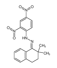 2,2-dimethyl-3,4-dihydro-2H-naphthalen-1-one-(2,4-dinitro-phenylhydrazone)_2977-46-0