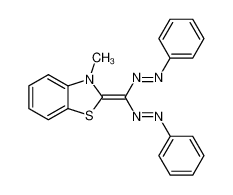 2-(bis-phenylazo-methylene)-3-methyl-2,3-dihydro-benzothiazole_29770-20-5