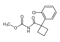 ((1-(o-Chlorophenyl)cyclobutyl)carbonyl)carbamsaeuremethylester_29770-98-7