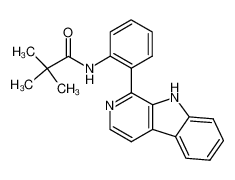 N-[2-(9H-β-Carbolin-1-yl)-phenyl]-2,2-dimethyl-propionamide_297741-85-6