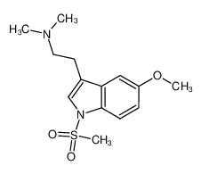 N,N-dimethyl 2-(5-methoxy-1-methylsulphonyl-1H-indol-3-yl)ethylamine_297751-64-5