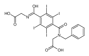 2-[[4-[benzyl(carboxymethyl)carbamoyl]-2,3,5,6-tetraiodobenzoyl]amino]acetic acid_29779-64-4