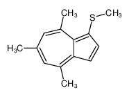 1-Methylthio-4,6,8-trimethyl-azulen_2978-85-0