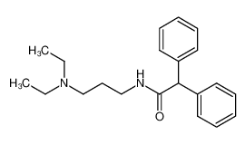 diphenyl-acetic acid-(3-diethylamino-propylamide)_298-60-2