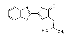 2-benzothiazol-2-yl-5-isobutyl-3,5-dihydro-imidazol-4-one_29804-88-4