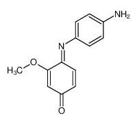 4-[(E)-4-Amino-phenylimino]-3-methoxy-cyclohexa-2,5-dienone_29807-81-6