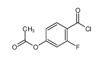 (4-carbonochloridoyl-3-fluorophenyl) acetate_298181-10-9