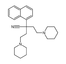 2-naphthalen-1-yl-4-piperidin-1-yl-2-(2-piperidin-1-ylethyl)butanenitrile_2982-07-2