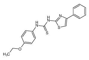 1-(4-ethoxy-phenyl)-3-(4-phenyl-thiazol-2-yl)-thiourea_2982-49-2