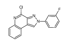 4-Chloro-2-(3-fluoro-phenyl)-2H-pyrazolo[3,4-c]quinoline_298202-02-5