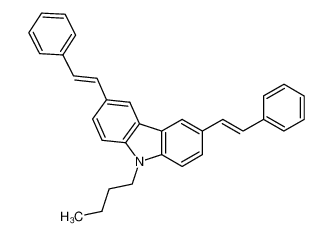 3,6-distyryl-9-butyl-9H-carbazole_298230-47-4