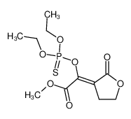 α-(Hydroxy-methoxycarbonyl-methylen)-γ-butyrolacton-diethylthiophosphorsaeureester_2983-17-7