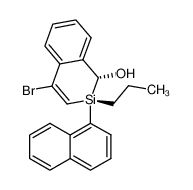 4-bromo-2c-naphthalen-1-yl-2t-propyl-1,2-dihydro-benzo[c]silin-1r-ol_29866-49-7