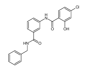 N-(3-(benzylcarbamoyl)phenyl)-4-chloro-2-hydroxybenzamide_298683-01-9