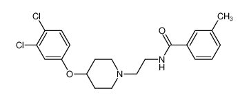 N-{2-[4-(3,4-Dichlorophenoxy)-1-piperidinyl]ethyl}-3-methylbenzamide_298696-68-1