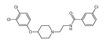3-Chloro-N-{2-[4-(3,4-dichlorophenoxy)-1-piperidinyl]ethyl}benzamide_298696-80-7
