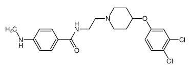 N-{2-[4-(3,4-Dichlorophenoxy)-1-piperidinyl]ethyl}-4-(methylamino)benzamide_298697-93-5