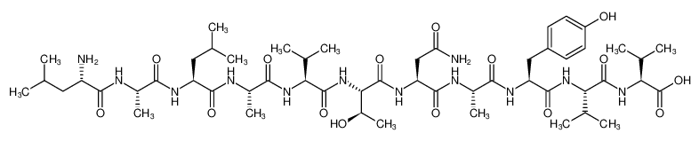 L-Valine,L-leucyl-L-alanyl-L-leucyl-L-alanyl-L-valyl-L-threonyl-L-asparaginyl-L-alanyl-L-tyrosyl-L-valyl-_298700-83-1
