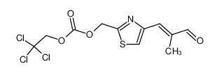 2-methyl-3-(2-(2,2,2-trichloroethoxycarbonyloxymethyl)thiazol-4-yl)propenal_298702-10-0