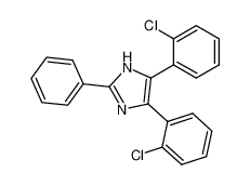 4,5-bis-(2-chloro-phenyl)-2-phenyl-1H-imidazole_29898-79-1