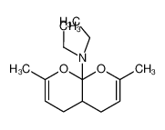 (2,7-dimethyl-4a,5-dihydro-4H-pyrano[2,3-b]pyran-8a-yl)-diethyl-amine_29902-93-0